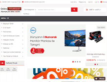 Tablet Screenshot of onlinealisverisyap.com
